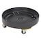 Vestil DRUM DOLLY HD POLY BLACK 55 GALLON DRUM-DP-HD-55-BK - alternate 6